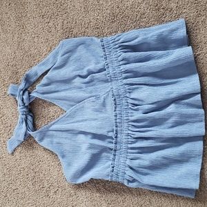 NWT Express Halter Size XL Blue Crossover